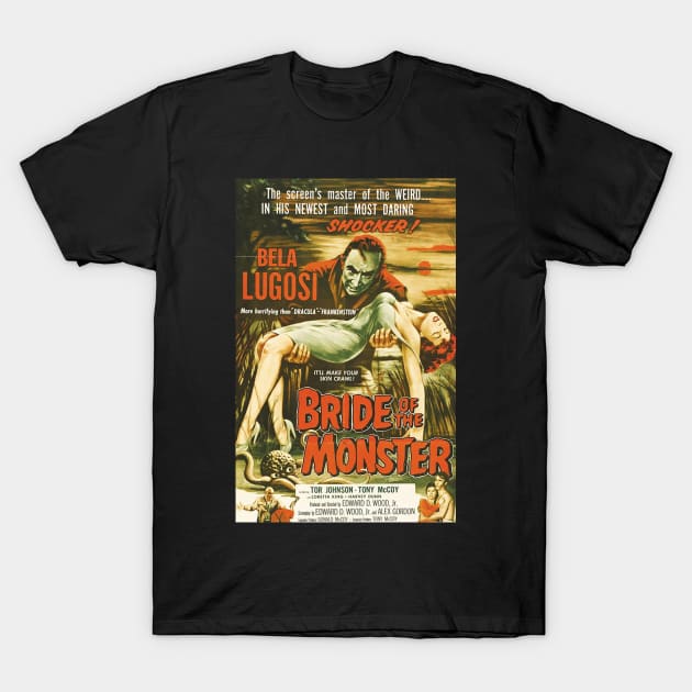bride of the monster! T-Shirt by chudd